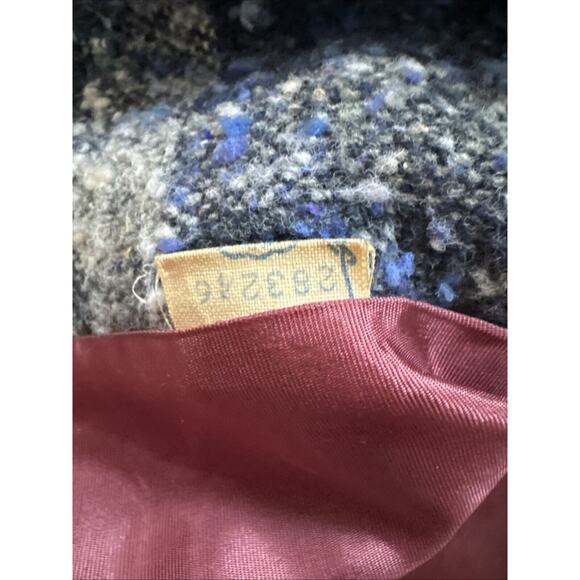 Vintage Union Label 1950s Speckled Wool Flannel Pattern Coat. EUC. One Of A Kind - Picture 5 of 12
